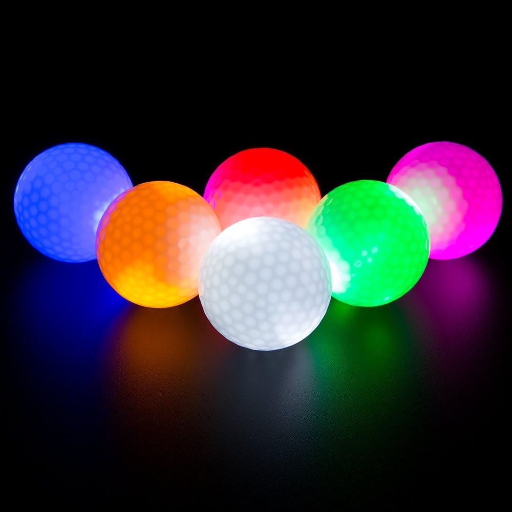 Golf Equipment Gifts - Karanlıkta Parlayan Golf Topları Led Işıklı