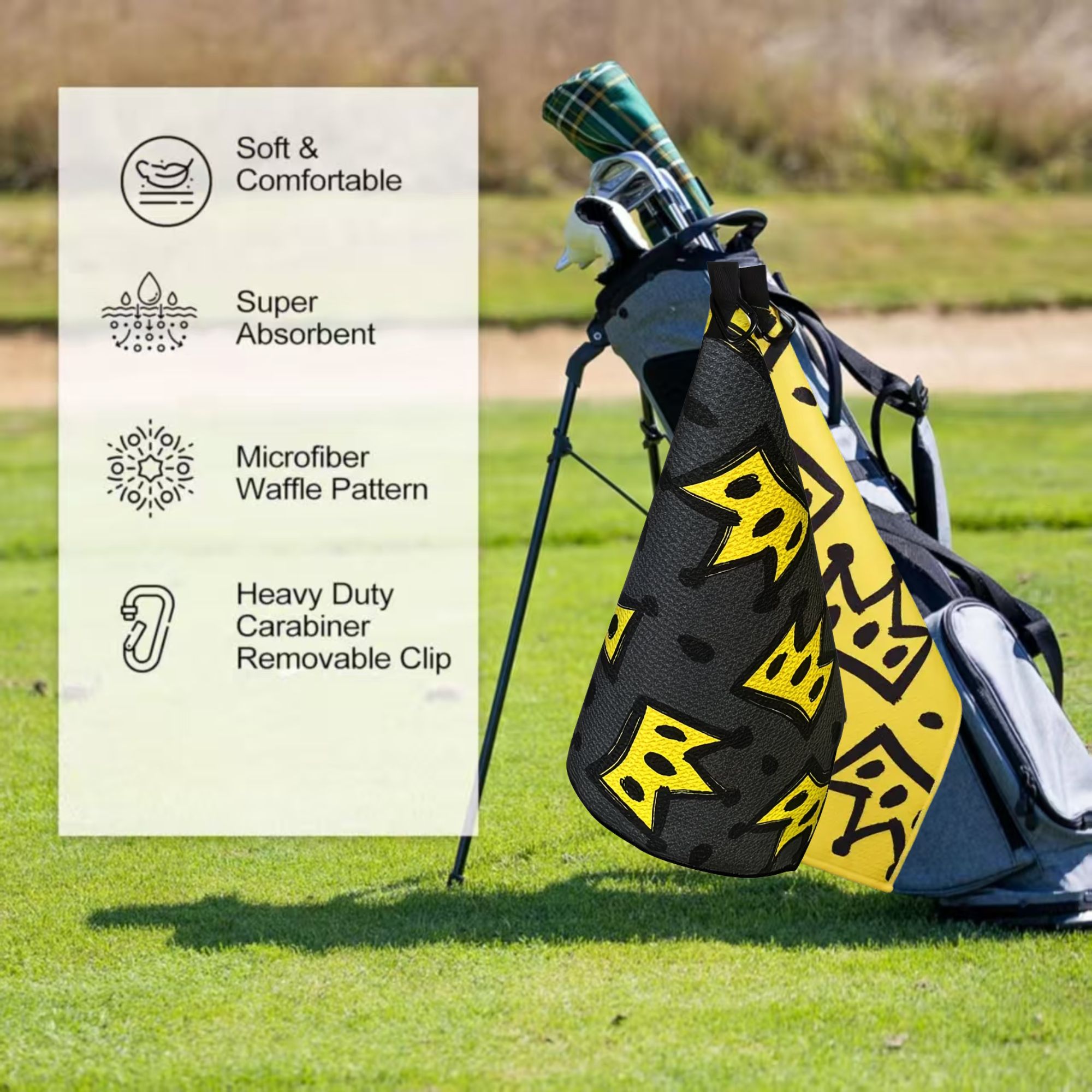 2 adet Kral Tacı Büyük Golf Ha - Golf Towel Waffle incelemesi ve fiyatı