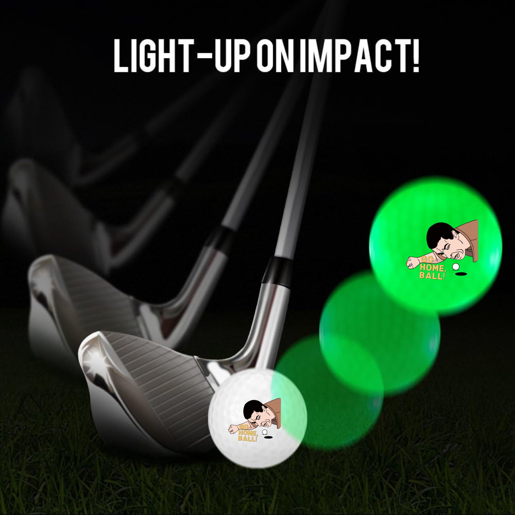 4 adet Karanlıkta Parlayan Gol - Golf Equipment Gifts incelemesi ve fiyatı